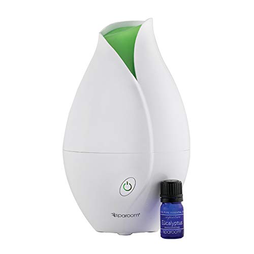 SpaRoom Tulipmist Ultrasonic Essential Oil Diffuser, Aromatherapy, 0.8 Pound