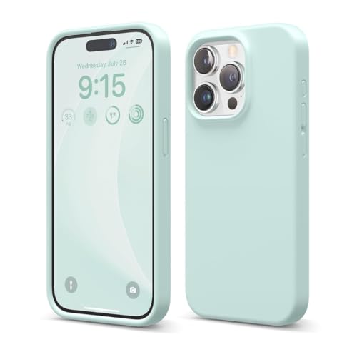 Image of Liquid Silicone Case Compatible for iPhone 13 Pro Max | Slim Back Cover | Soft Touch Bumper | Shockproof Drop Protection | Microfiber Cloth Inside | Sleek Solid Design