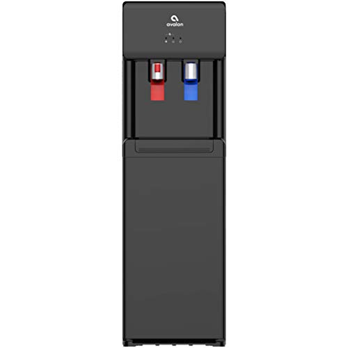 Avalon A6Blwtrclrblk Touchless Bottom Loading Cooler Dispenser-Hot & Cold Water, Child Safety Lock, Innovative Slim Design, Holds 3 Or 5 Gallon Bottles-Ul/Energy Star Approved-Black #TOP1