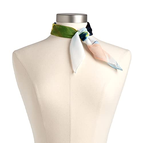 DEMDACO + ArtLifting Original Art Isle of Skye Abstract 21 Inch Square Neckerchief2