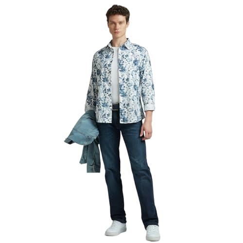 Image of Pepe Jeans Men's Casual Shirt | Trendy Printed Shirt for Men| Regular Fit | Full Sleeve | Available in Plus Size, Cotton