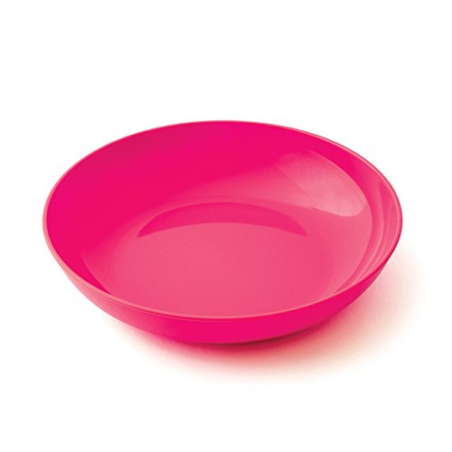 plastorex Assiette Micro-Ondable en Polypropylène Rouge Grenadine Opaque 18,5 cm