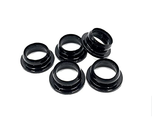 Kingtair 1/8 Scale Rc Car Nitro Engine .21 25 .28 Rear Exhaust Manifold Gasket Seal Tubing Joint Adapter Silicone Gasket 5Pcs/Bag Black #TOP2
