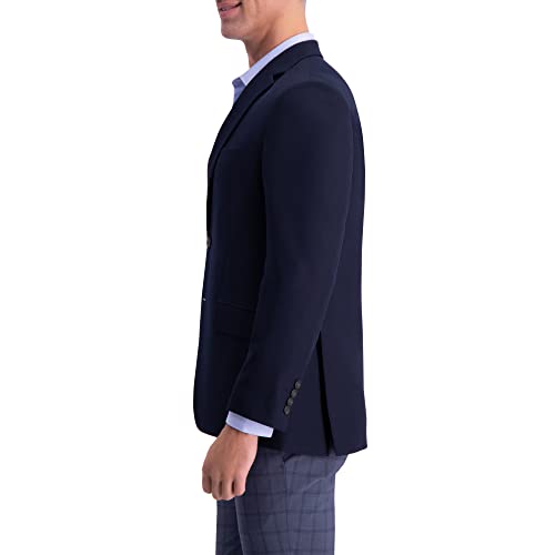 Image of Haggar Mens The Active Series Classic Fit Gabardine Blazer (Regular and Big and Tall Sizes)