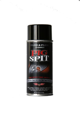 Pig Spit PSGP4 Black Glass and Plexi Cleaner - 4 oz.