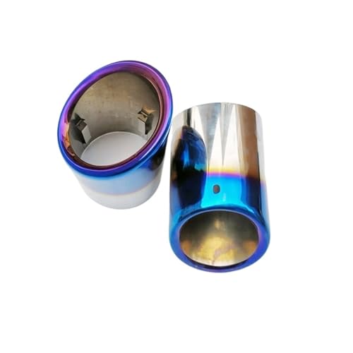 Tuyau d'échappement inox anti-corrosion bleu pour Q7 2006-2013