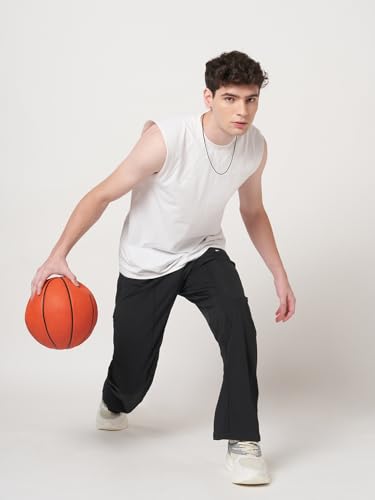 Image of MARK LEUTE Men's Straight Fit Rapid Dry Front Pleated Stretchable Lycra Trackpant