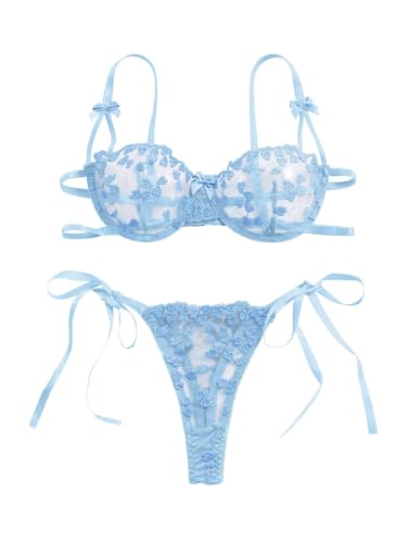 Image of Lilosy Sexy Lingerie Set 2 Piece Women Bra and Panty