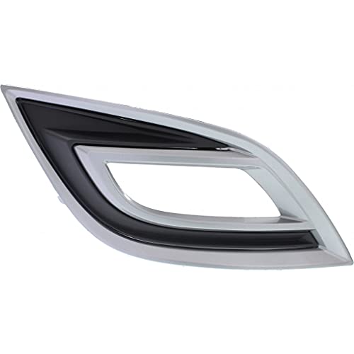 For Mazda CX-9 Fog Light Cover 2010 2011 2012 Passenger Side | Paint to Match | w/Fog Light Hole | DOT/SAE Compliance | MA1039118 | TE7050C10B