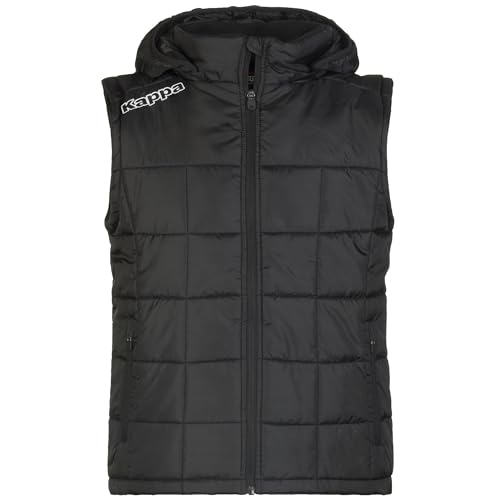 Kappa Waples Gilet, Nero, M Unisex-Adulto - 2