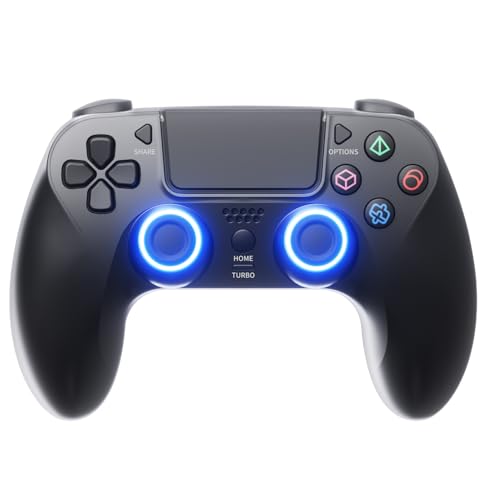 Manette sans fil compatible PS5 CAWOOSOO avec sticks haute précision et double vibration