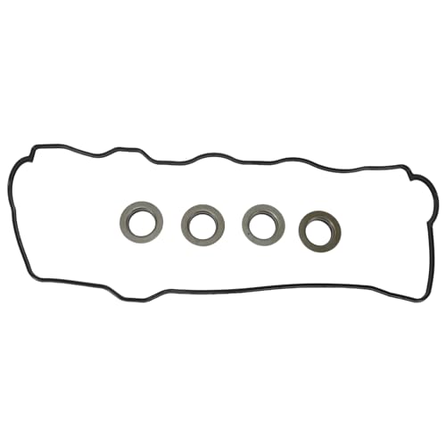 Image of No.1121374020 Valve Cover Gasket with Spark Plug Seals for Toyota RAV4 4 Cyl 2.0L 1996-2000 / Cylinder Head Valve Seal Gasket /Durable Rubber / 1 Set