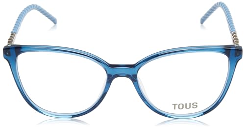 Montura Tous VTOB99 gafas de vista mujer azul brillante 54-16-135 2