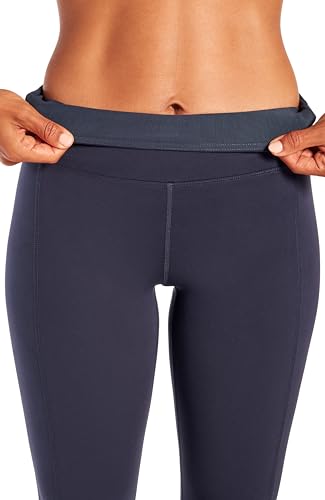 Marika Legging feminina Sophia cintura alta com controle de barriga bootleg, Azul-escuro, G