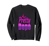 Pretty Dope Rosa Púrpura Mariposa Sudadera