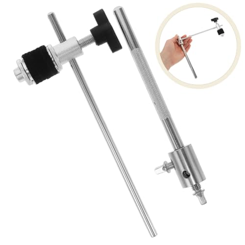 KESYOO Clamp de Montaje para Cowbell de Metal Extendido para Set de Batería, Soporte Robusto para Cowbell con Soporte para Floor Tom Compatible con Hardware de Percusión miniatura 7