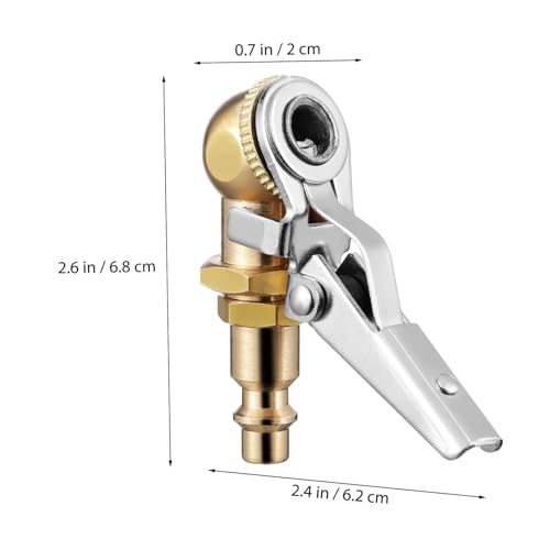 MUCKLILY Strong Construction Tire Air Chuck Quick Connect Locking Chuck for Tire Inflator