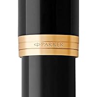 Penna Roller PARKER IM - Inchiostro Nero, Finitura Black Lacquer Con Dettagli Oro - Foto 9