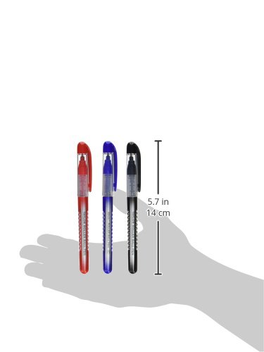 BAZIC 1703 Taylor Assorted Color Rollerball Pen 3 Pack — view 2