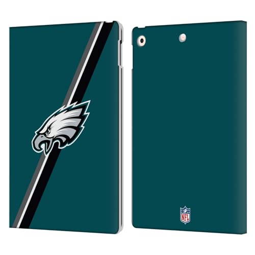 Étui portefeuille iPad 10.2 NFL Philadelphia Eagles en cuir Head Case Designs