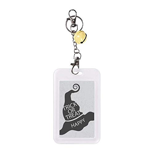 Chapeau de sorcière noir Halloween anti-piratage avec badge et protection carte crédit cloche