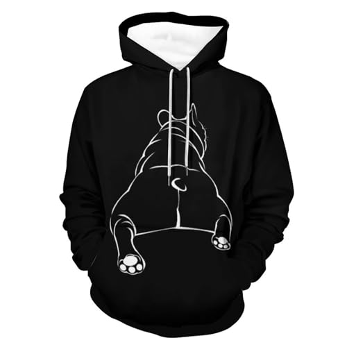 Sweatshirt pull pour homme femme UMENG sweat à capuche imprimé