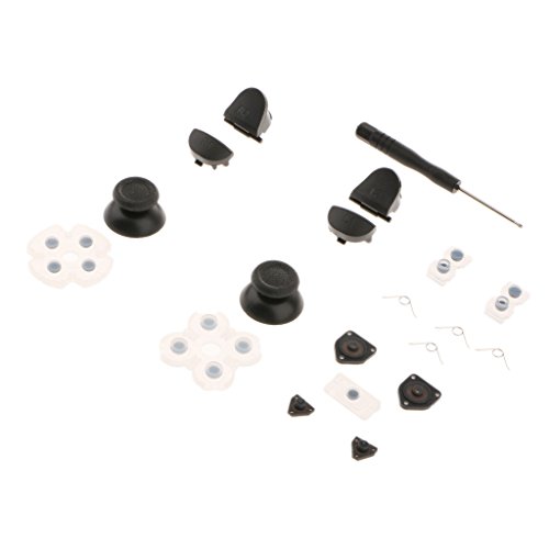 F Fityle Vervangende kit trigger knoppen schouderknoppen set controller pads D pad button thumb grip stick voor PS4… - Image 8