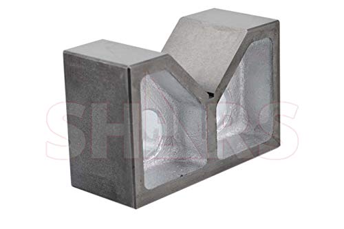 Shars 2" x 7/8" x 1-5/8" Cast Iron V-Block Pair Ground 303-5220 P