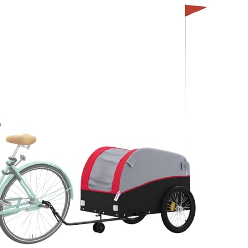 Vidaxl 94146 Bike Trailer-Cargo Carrier For Bicycle W/Iron Construction thumb #2