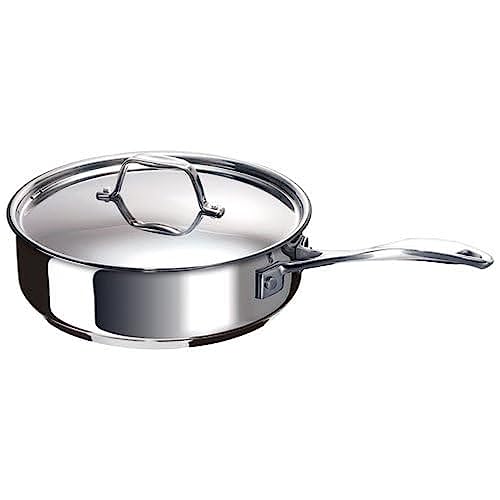 Bekaline 12065294 Chef Sauteuse + couvercle en acier inoxydable intérieur revêtu 28 cm