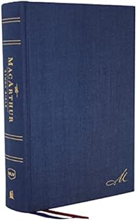 NKJV, MacArthur Study Bible, 2nd Edition, Cloth over Board, Blue, Comfort Print: Unleashing God's Truth One Verse at a Time