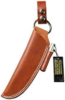 Tops TPSHLBUSHBRN Bushcraft Sheath Brown Leather Multi, One Size