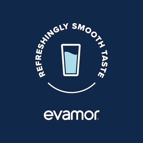 EVAMOR Artesian Bottled Water - Single Source, Naturally Alkaline and Full of Electrolytes for Hydration and Health, 32 Fl. Oz. Bottles (Pack of 6)