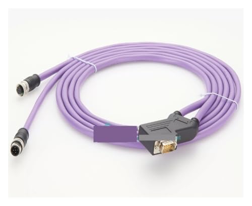 Cable de bus DP PCM-0636 conector M12 A a DB9 contra errores de programación
