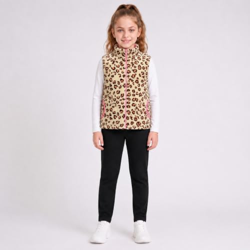 Image of Mud Kingdom Boys Girls Polar Fleece Vest Winter Thick Warm Outerwear Funny Cartoon