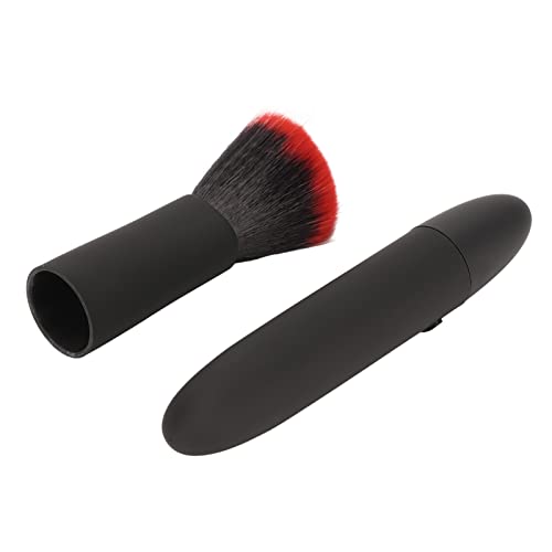 Generic Brocha de Maquillaje Eléctrica, 10 Engranajes, Recargable, Ajustable, Multifuncional, a Prueba de Agua, Lavable, Brocha para Colorete con Pelo para una Mezcla Impecable