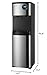 Primo Smart Touch 2.0 Bottom Loading Water Dispenser - 2 Temp (Hot/Cold) Water Cooler Water Dispenser for 5 Gallon Bottle, Black and Stainless Steel, Touch Controls