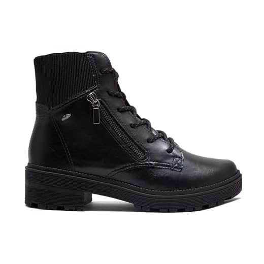 Bota Coturno Feminina Dakota Com Elástico Cano Baixo Salto Tratorado Confortável G5934 (Preto, BR, Adulto, Numérico, 34)