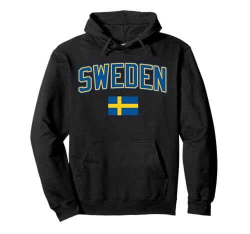Schweden Geschenk Flagge Sverige Vintage Sweden Malmö Pullover Hoodie
