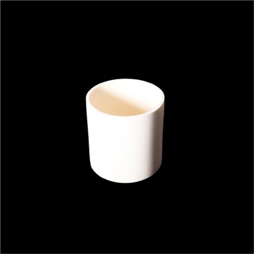 Crisol cilíndrico de corindón, crisol de alúmina de 5-1000 ml for uso industrial y de laboratorio, 1 unidad(600ml)