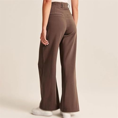 Wide Leg Tailored Pants High Waisted Business Casual Dress Pants High Waist Suit Pants4