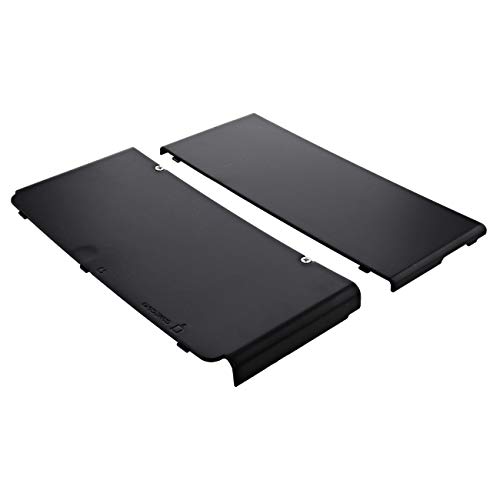 Cover plates for Nintendo New 3DS Console compatible top & bottom plates – Black | ZedLabz