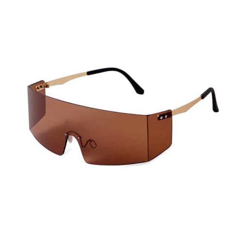 Lunettes transparentes et masque futuriste One Piece pour festival