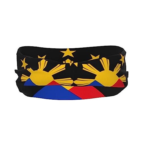 Image of Cute Flag Headbands Women Men Flag Sweatband Sports Headband for Running, Cycling, Yoga Gym, Working Out
