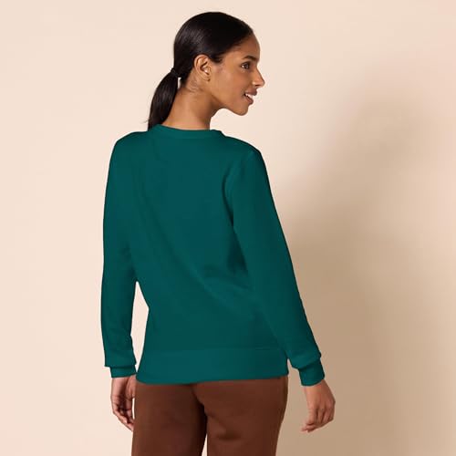 Image of Amazon Essentials Women's Fleece Crewneck Long Sleeve Pullover Sweatshirt (Available in Plus Size)