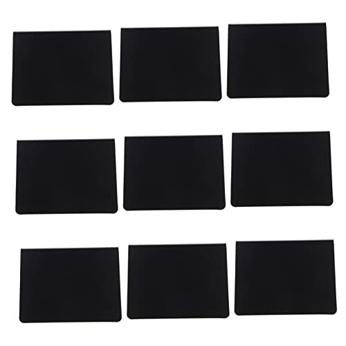 Gadpiparty 10 piezas de Escritorio Borrables Acrílicas para Mensajes Carteles de Mesa V Shaped para Tiendas Fiestas y Oficinas
