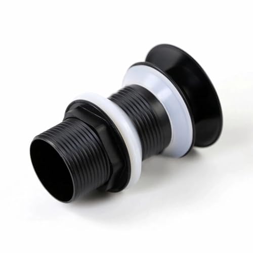 Universal Waschbecken Ablaufgarnitur Ohne überlauf Abflussgarnitur Pop Up Ventil Waschtisch abfluss ventil Click Clack Schwarz Messing & Edelstahl (Ohne Überlauf)