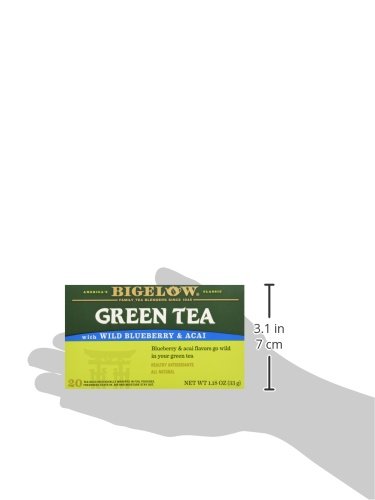 Bigelow Tea Green Tea with Blueberry, 20 ct