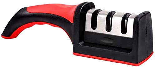 KDR Knife Sharpener Tool, 3 Stages Sharpener with Handle, Chefs Knives Kitchen Accessories to Restore Non-Serrated Knife Blades Quickly, Safely (B0BV78TFCH) Amazon Price History, Amazon Price Tracker