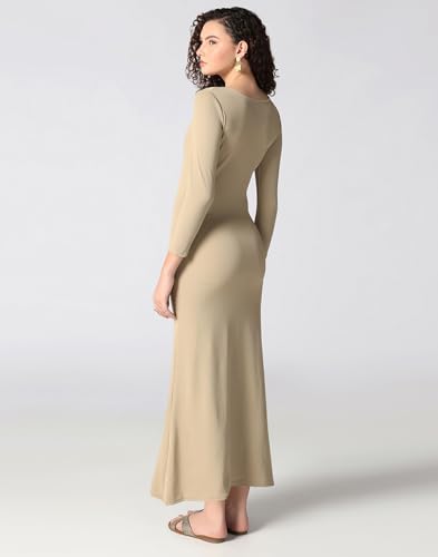 Image of Selvia Lycra Bodycon Dress for Women, One Piece Western Dress for Women